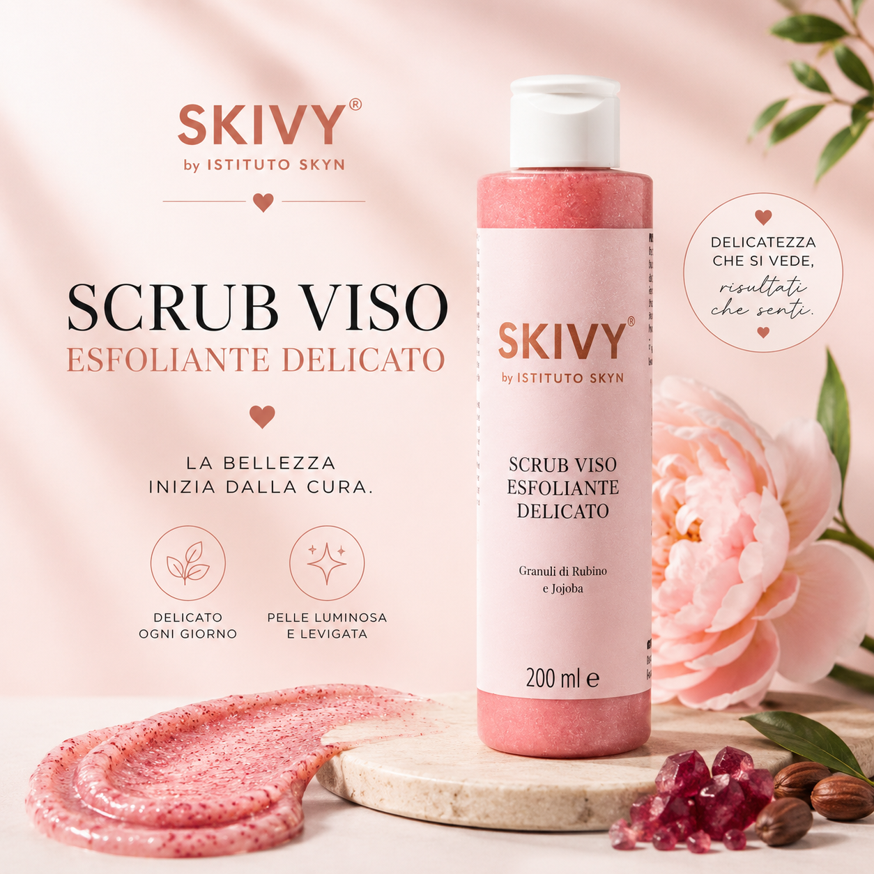 SCRUB VISO ESFOLIANTE DELICATO 200ML