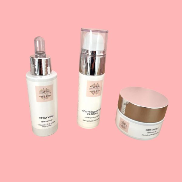KIT PLUMP - Siero Viso, Crema Viso, Contorno Occhi e Labbra
