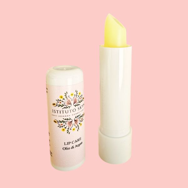 Cuidado de labios con aceite de argán