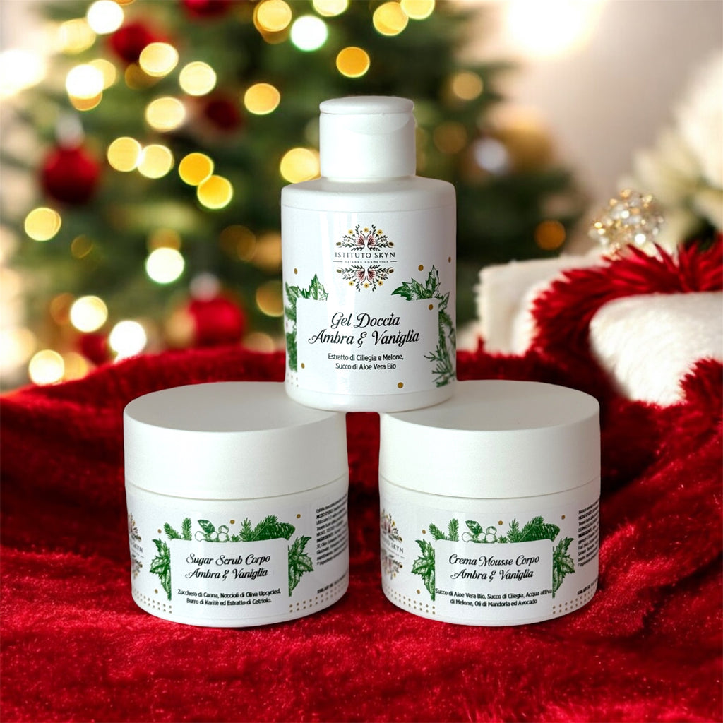 Box Corpo Ambra & Vaniglia – Edizione Natalizia