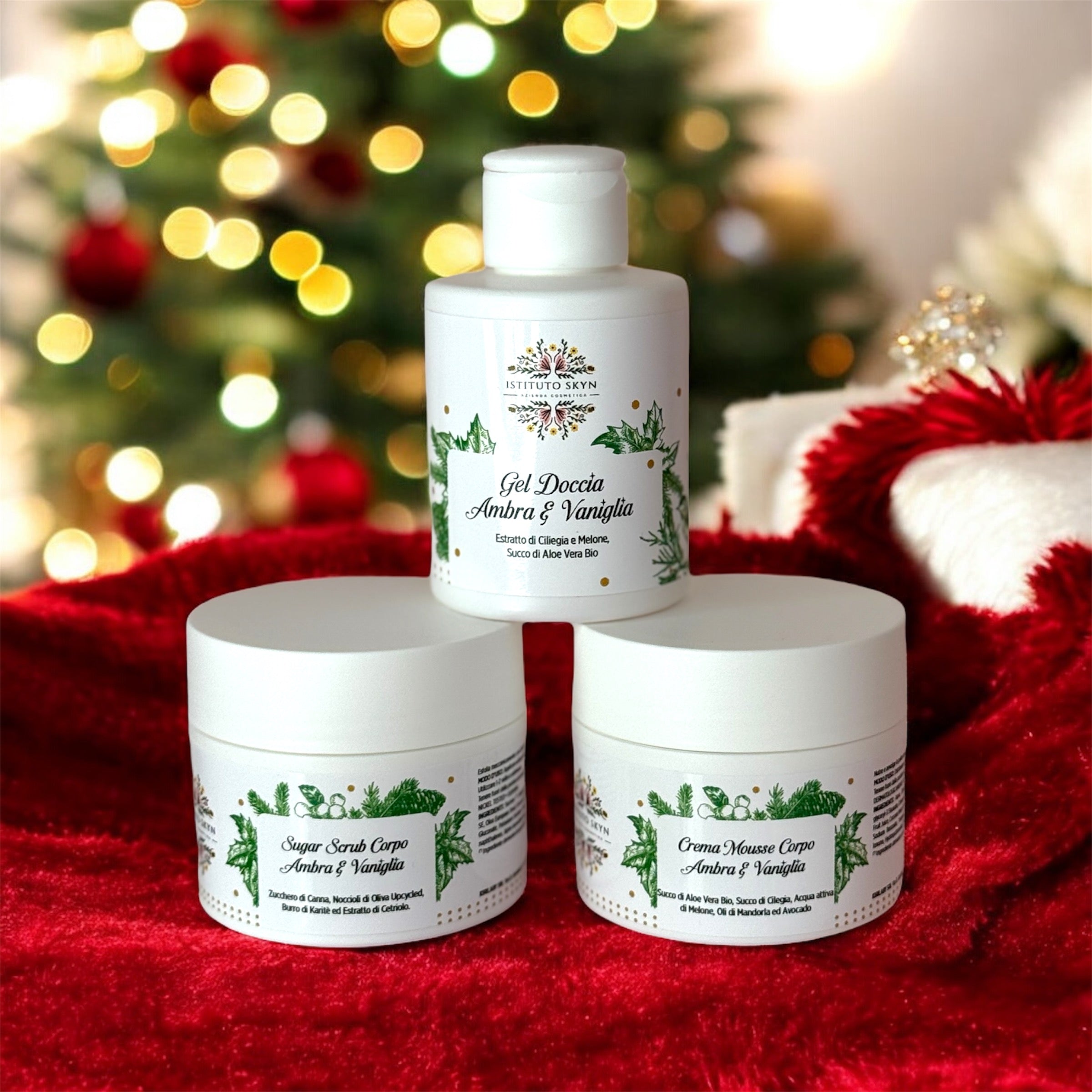 Box Corpo Ambra & Vaniglia – Edizione Natalizia