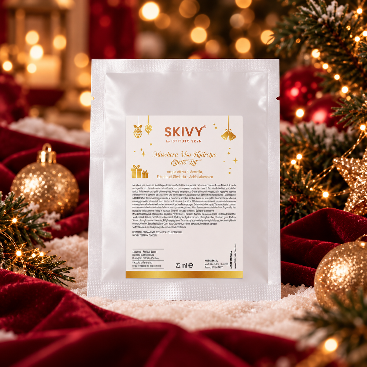 Christmas Glow Kit – Kit Regalo Maschera Viso Lift e Lip Care