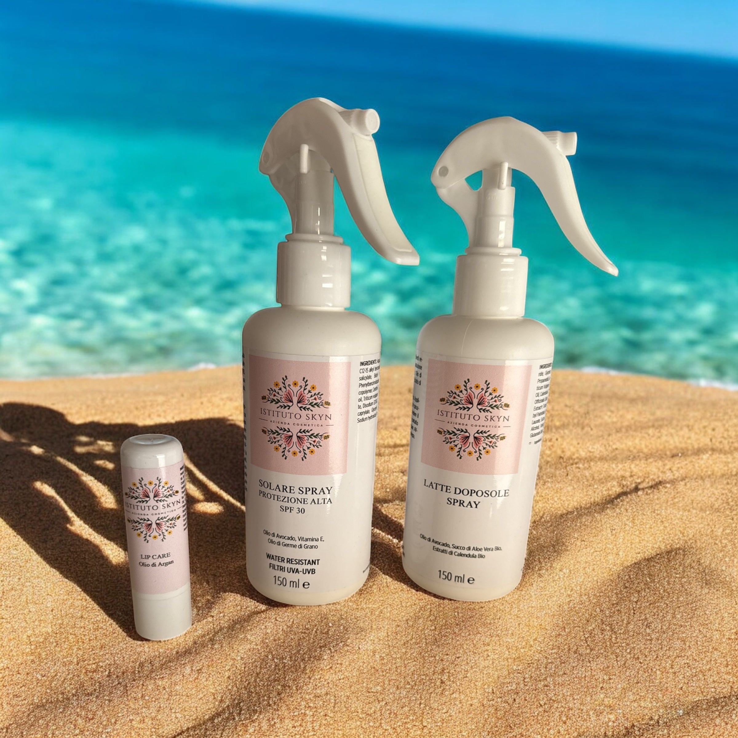 KIT PROTEZIONE SOLARE SPF 30 + DOPOSOLE + LIP CARE IN OMAGGIO - ISTITUTO SKYN