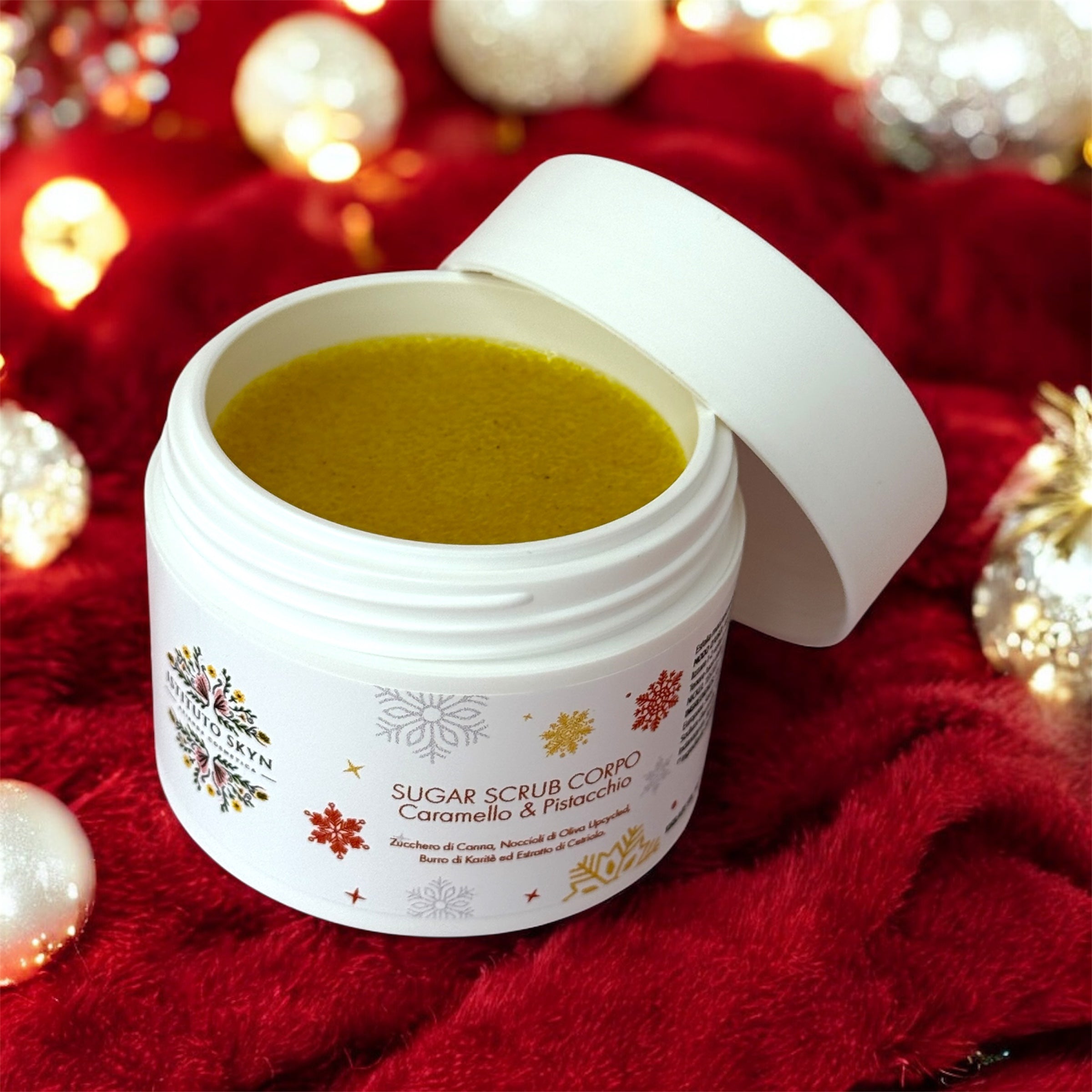 Box Corpo Caramello & Pistacchio – Edizione Natalizia (4 pezzi)