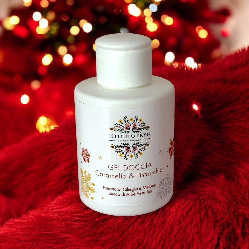Box Corpo Caramello & Pistacchio – Edizione Natalizia (4 pezzi)