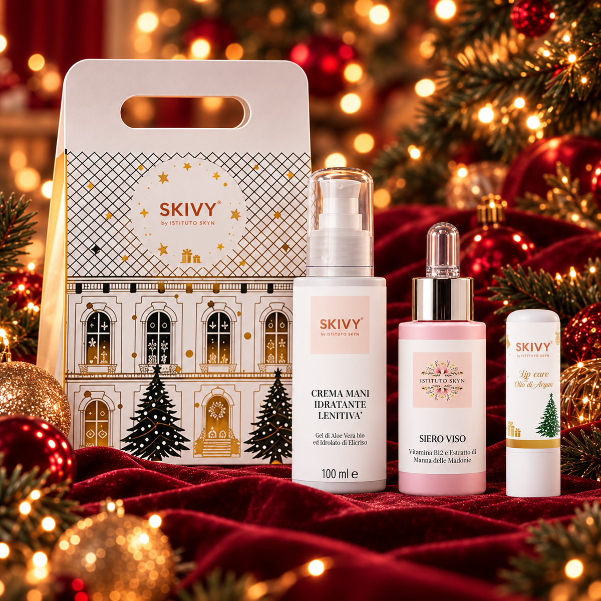 Christmas Beauty Kit – Kit Regalo Viso, Mani e Labbra