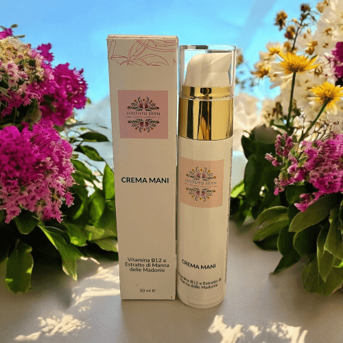 crema mani vitamina b12 ed estratto di manna delle madonie - 50ml