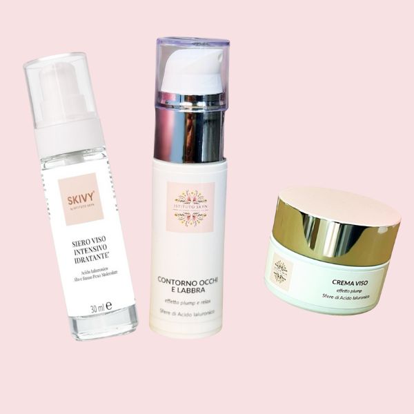 Kit Plump & Lift – Crema Viso Plump + Contorno Occhi & Labbra + Siero Anti-Age SKIVY - ISTITUTO SKYN