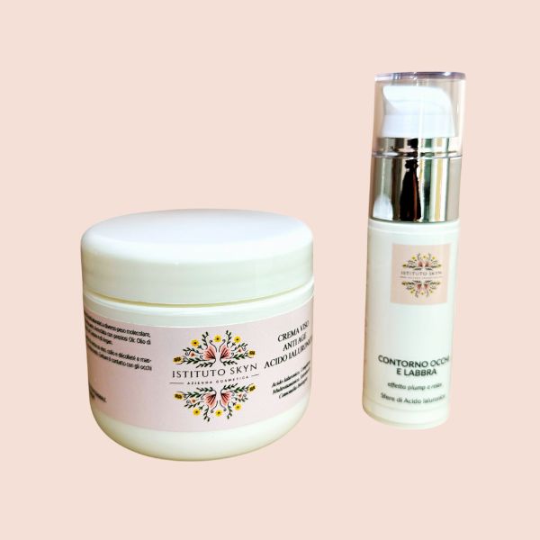 Kit Idratazione Intensa Viso e Occhi – Acido Ialuronico + Plump