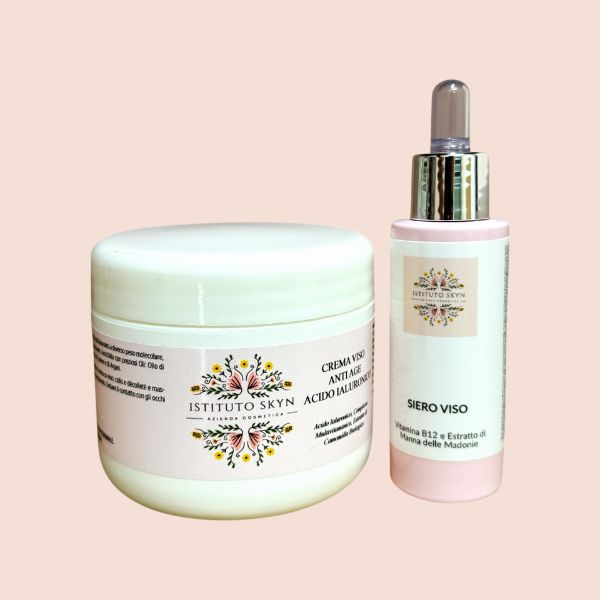 Kit Idratazione Intensa – Crema Acido Ialuronico 250ml + Siero B12