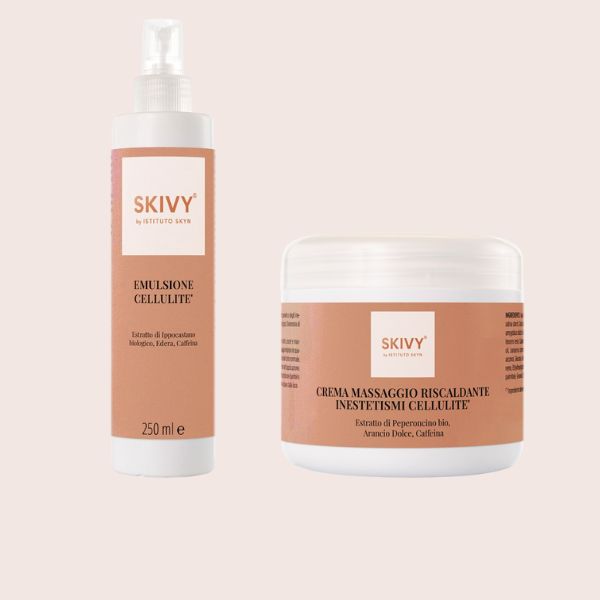 Kit Corpo Cellulite – Spray Drenante + Crema Riscaldante - ISTITUTO SKYN